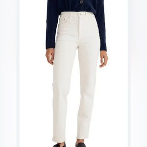 High waisted white Isabel Marant jeans
